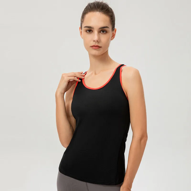 Women'S Tight Training Yoga Running Fitness Quick Dry Sports Vest