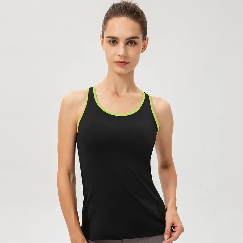 Women'S Tight Training Yoga Running Fitness Quick Dry Sports Vest