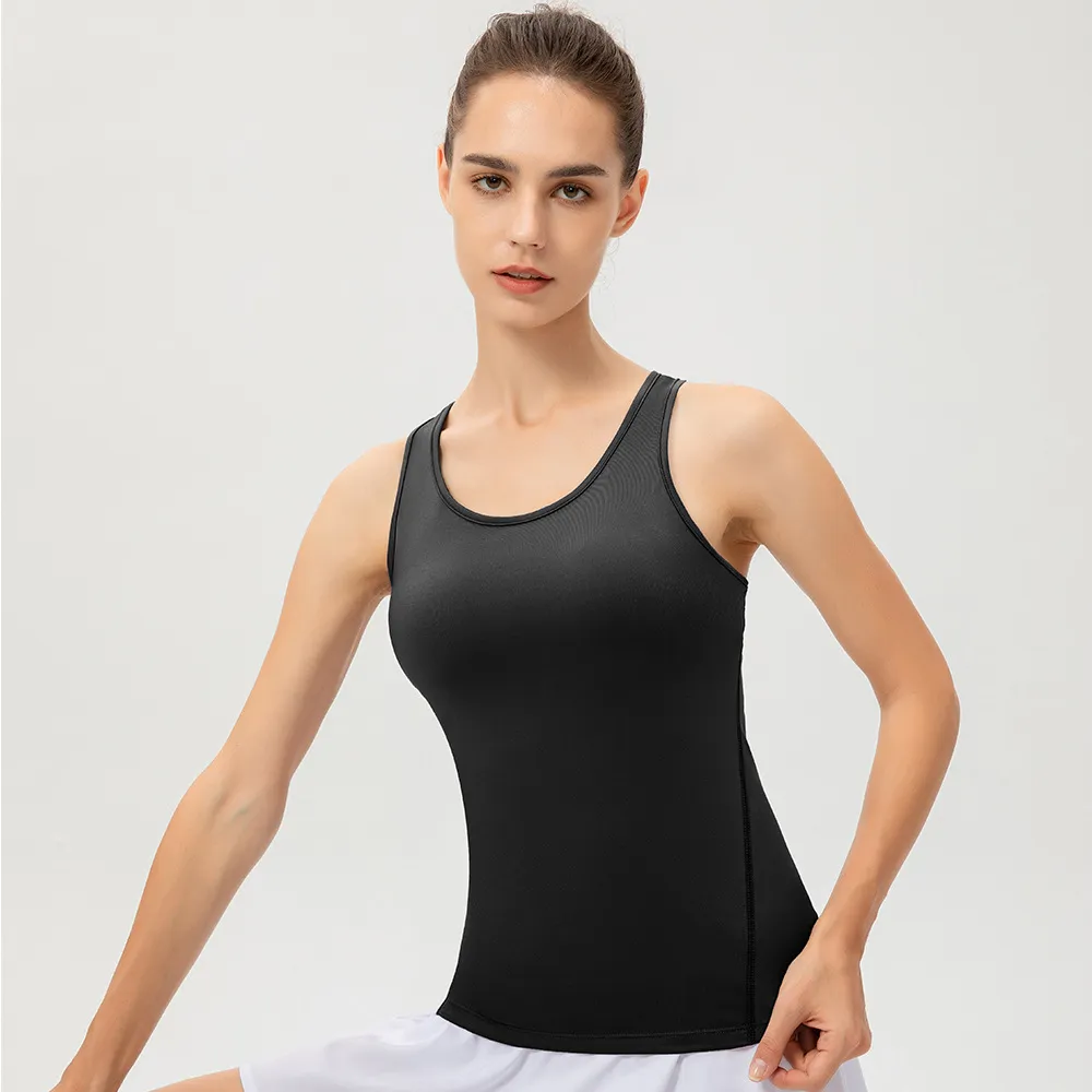 Women'S Tight Training Yoga Running Fitness Quick Dry Sports Vest