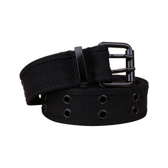 Casual Fashion Men Simple Solid Color Canvas Belt