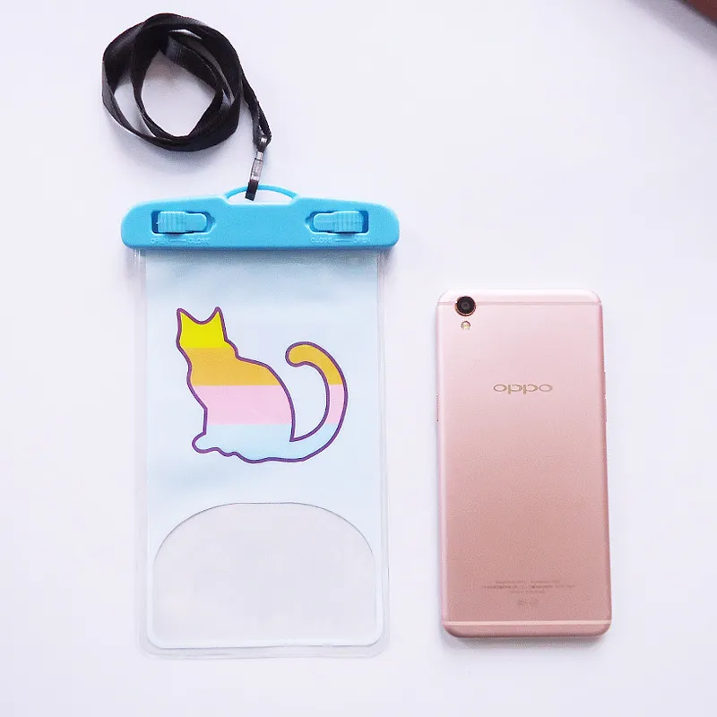 Cartoon Drifting Swimming Mobile Phone Waterproof Bag