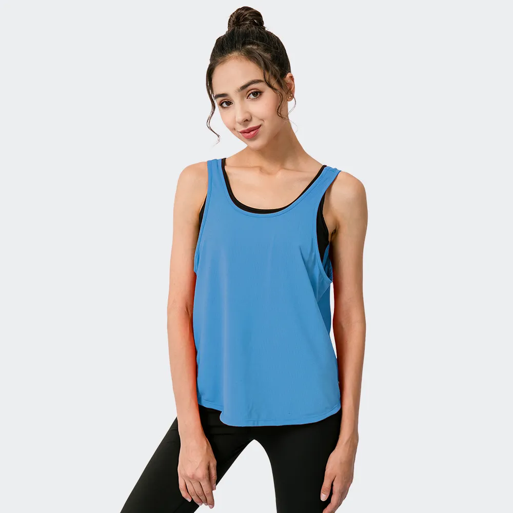 Women'S Loose Running Fitness Quick Dry Breathable Sports Vest