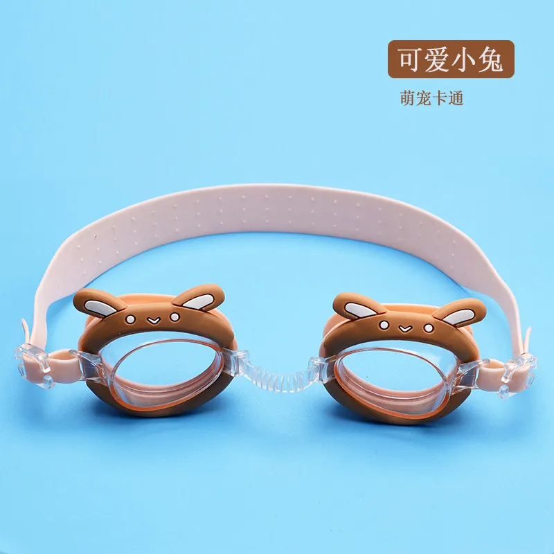 Children Cartoon Cute Waterproof And Anti-Fog Swimming Glasses