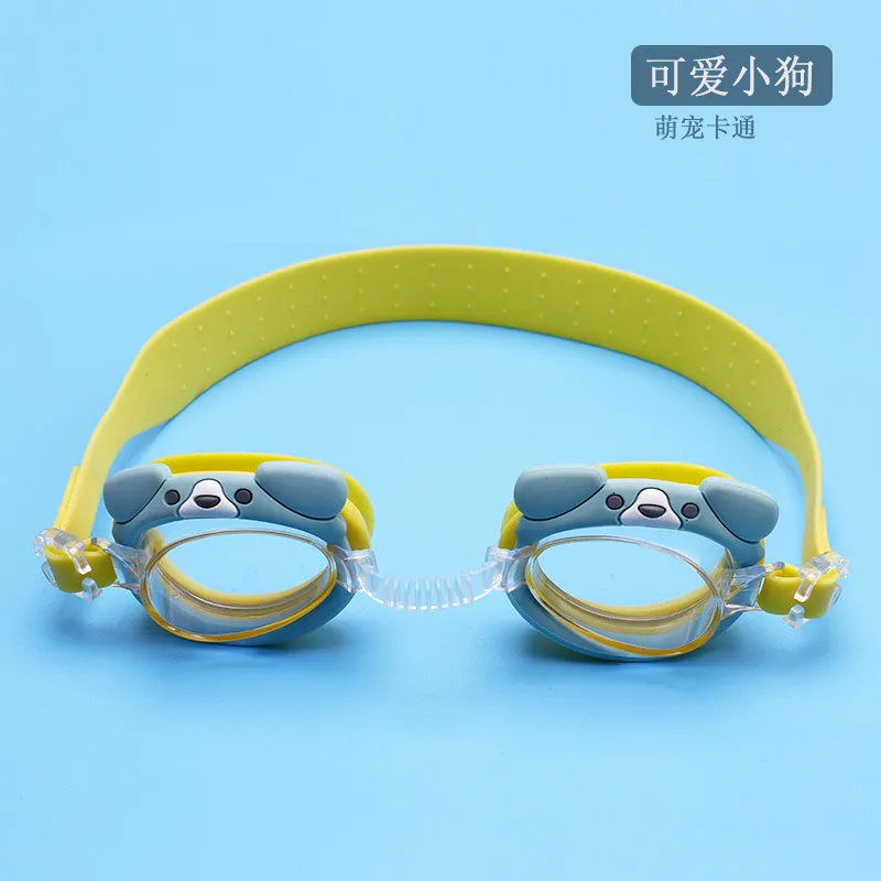 Children Cartoon Cute Waterproof And Anti-Fog Swimming Glasses