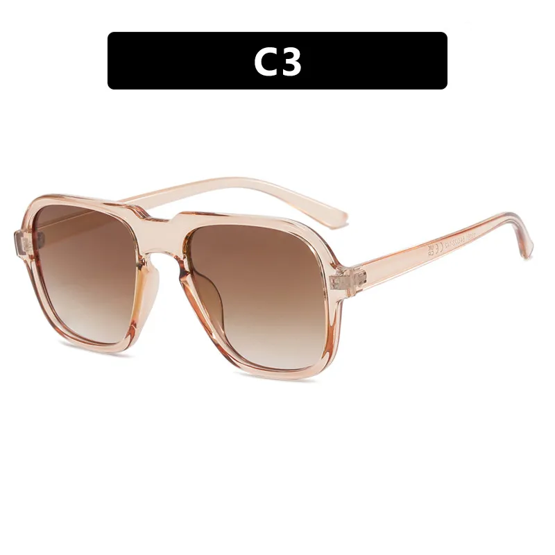 Aviator Sunglasses Fashion Woomen Men Uv-Resistant Polygon Sunglasses