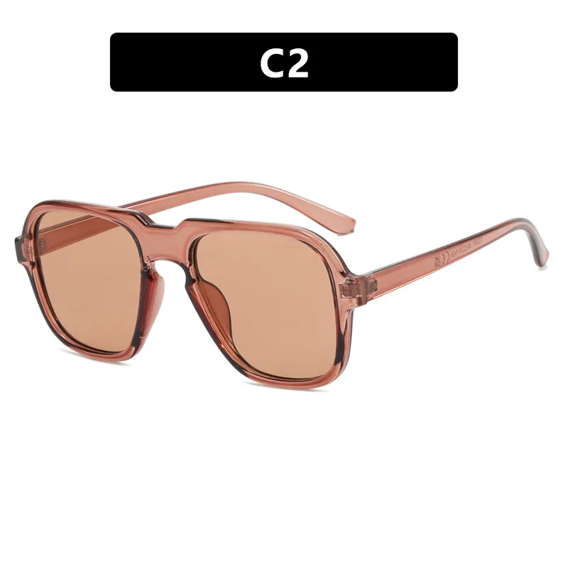 Aviator Sunglasses Fashion Woomen Men Uv-Resistant Polygon Sunglasses