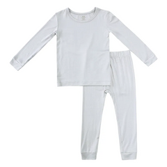 Children Kids Baby Fashion Girls Boys Basic Casual Long Sleeve Solid Color T-Shirt And Shorts 2pcs Set