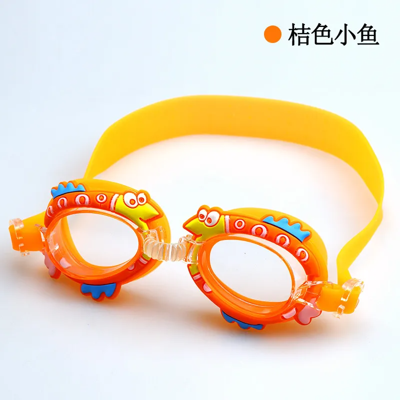 Children Cartoon Cute Waterproof And Anti-Fog Swimming Glasses