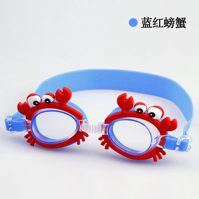 Children Cartoon Cute Waterproof And Anti-Fog Swimming Glasses