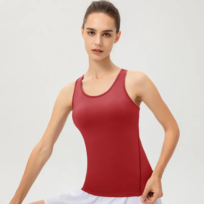 Women'S Tight Training Yoga Running Fitness Quick Dry Sports Vest