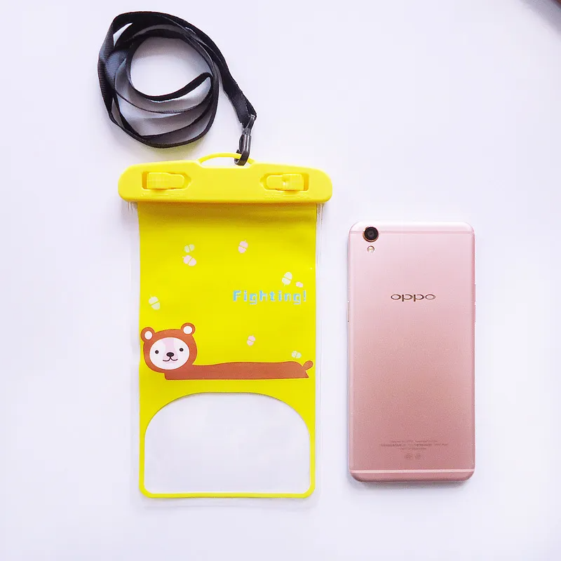 Cartoon Drifting Swimming Mobile Phone Waterproof Bag