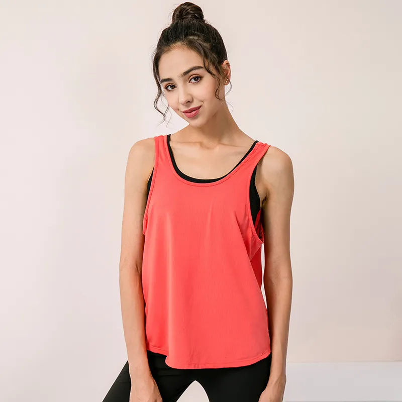 Women'S Loose Running Fitness Quick Dry Breathable Sports Vest