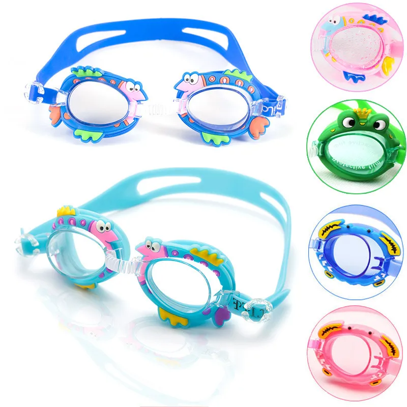 Children Cartoon Cute Waterproof And Anti-Fog Swimming Glasses