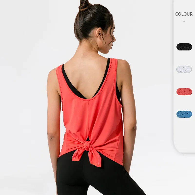 Women'S Loose Running Fitness Quick Dry Breathable Sports Vest