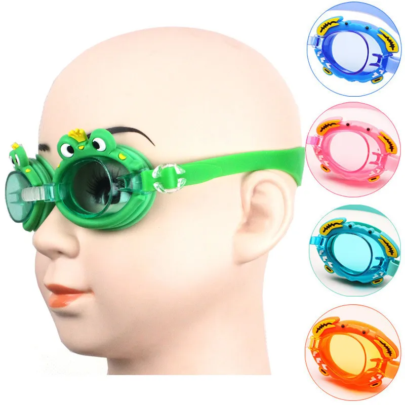 Children Cartoon Cute Waterproof And Anti-Fog Swimming Glasses