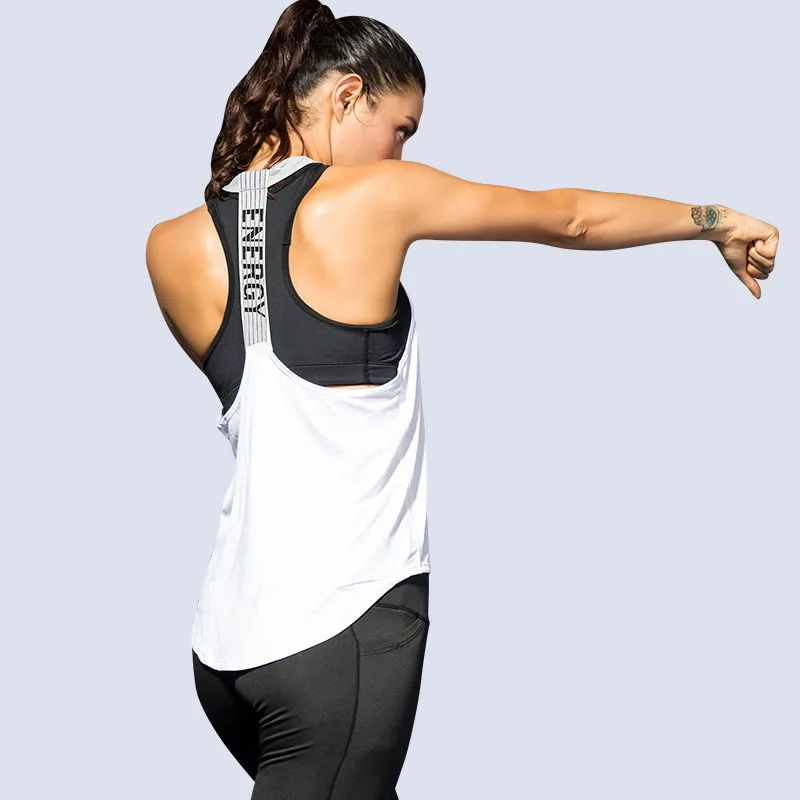 Women'S Fitness Yoga Running T-String Suspenders Quick-Drying Breathable Sports Vest