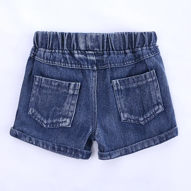 Children Kids Baby Fashion Girls Casual Basic Sleeveless Suspender Top And Denim Shorts 2pcs Set