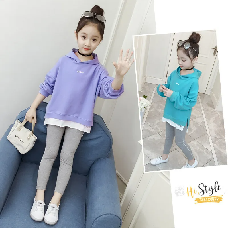 Children Kids Toddler Girls Long Sleeves Hoodies And Leggings 2pcs Set