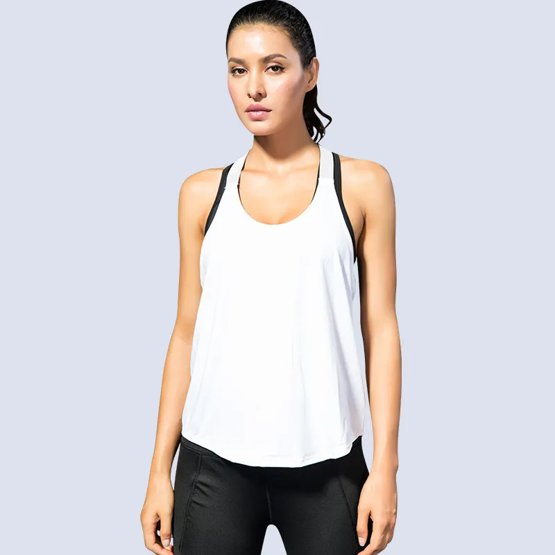 Women'S Fitness Yoga Running T-String Suspenders Quick-Drying Breathable Sports Vest