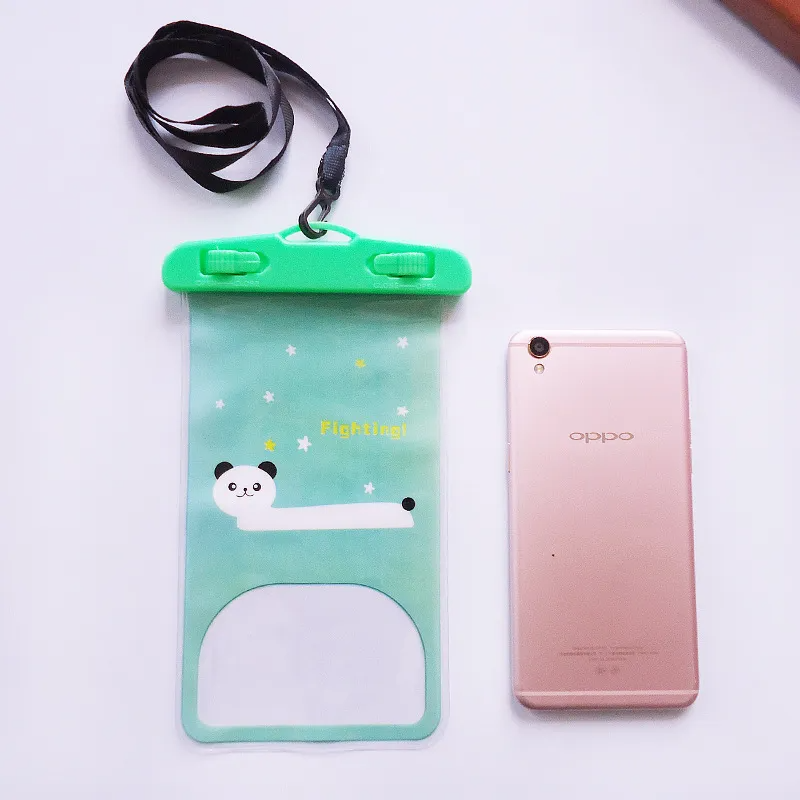 Cartoon Drifting Swimming Mobile Phone Waterproof Bag